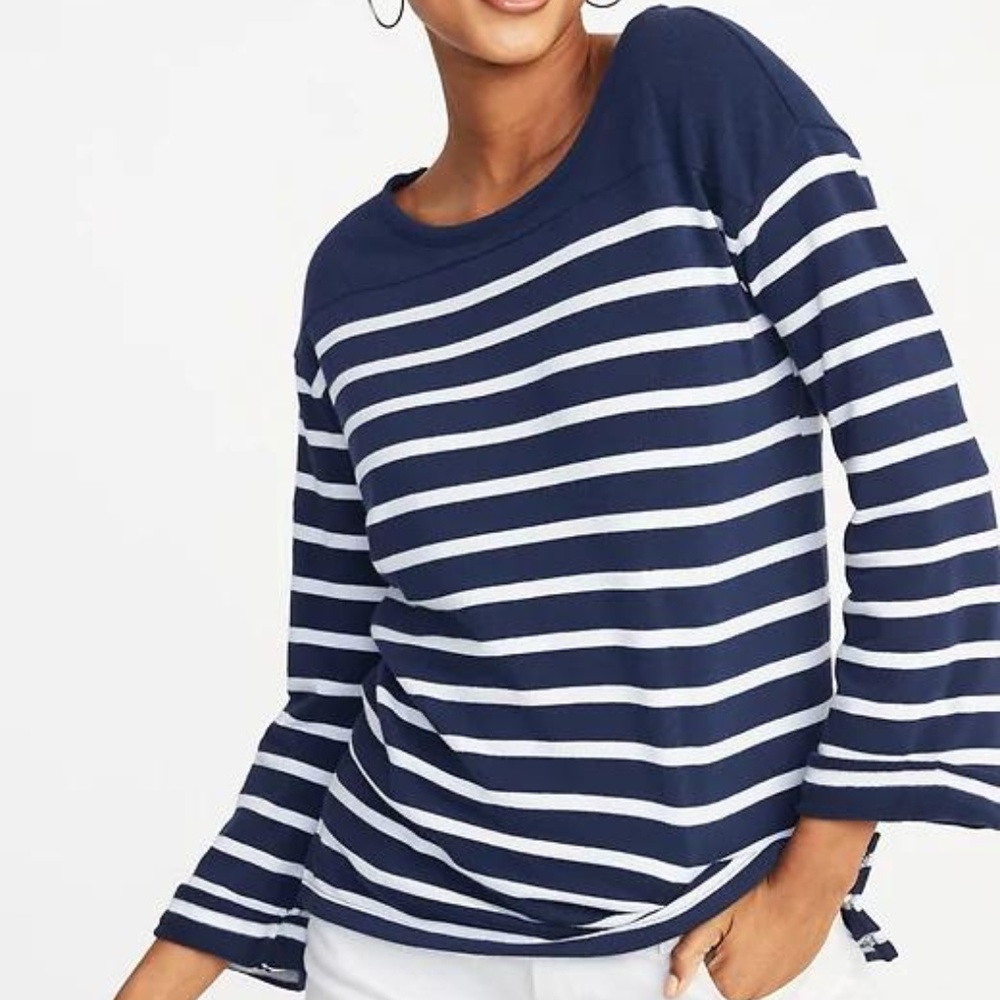 Old Navy Relaxed French-Terry Top for Women - Picture 1 of 5